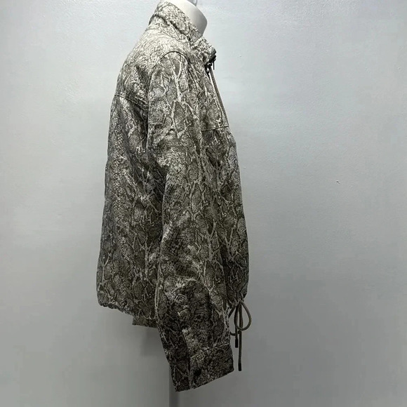 Rails Tennessee Utility Jacket Sand Snakeskin Full Zip Size XS - Picture 8 of 11